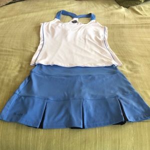 Very cute Bolle tennis outfit, skirt and top. Fabulous condition.